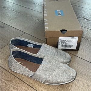 TOMS Beige Slip-On Shoes
